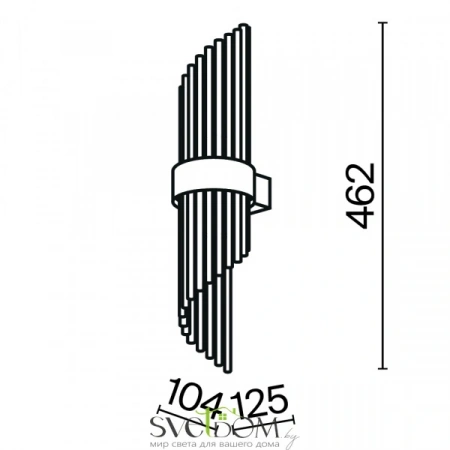 Настенные светильники MOD174WL-02G Maytoni | Svetdom.by