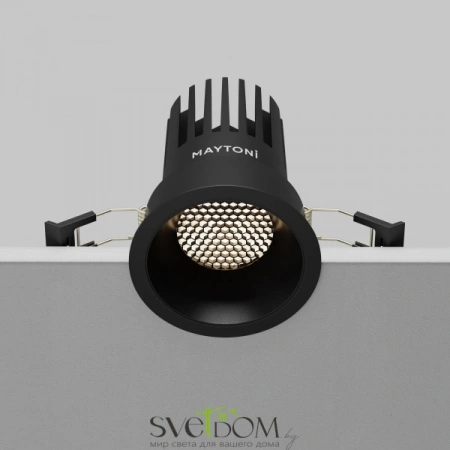 Встраиваемые светильники Maytoni DL117-15W-4K-B от Магазина Svetdom.by
