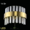 Citilux Рианна CL337313 LED Бра хрустальное с выключателем Бронза CITILUX