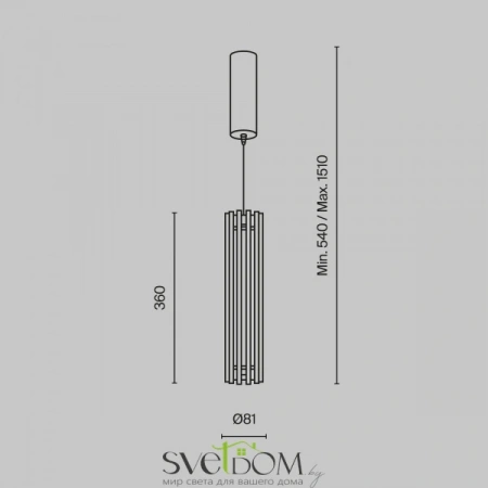 Подвесные светильники Maytoni MOD410PL-L12BS3K от Магазина Svetdom.by