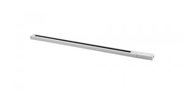 Шинопровод однофазный с питанием и заглушкой Crystal Lux CLT 0.11 01 L1000 WH
