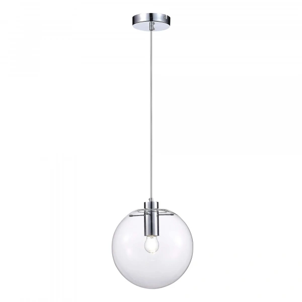 SL1056.113.01 Подвес ST-Luce Хром/Прозрачный E27 1*60W NOOR