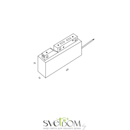 Источник напряжения Technical TRX004DR2-200S Maytoni