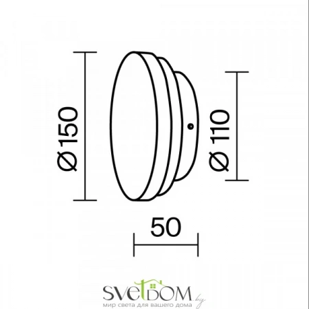 Настенные светильники MOD461WL-L5BK Maytoni | Svetdom.by