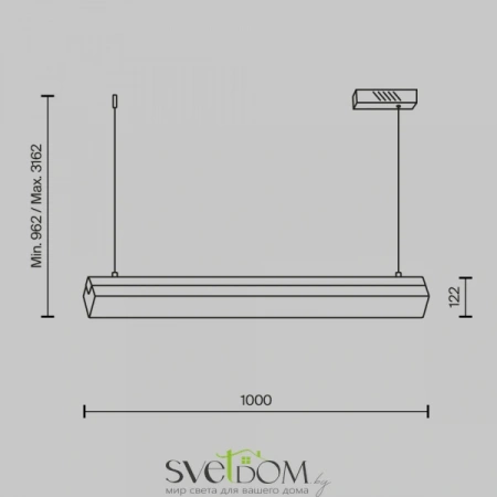 Подвесные светильники Maytoni MOD250PL-L36BS3K от Магазина Svetdom.by