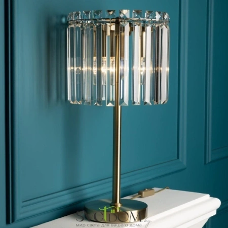 Citilux Джейн CL306833 Хрустальная настольная лампа Бронза CITILUX