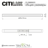 Citilux Тринити CL238691 Настенный светодиодный светильник Чёрный CITILUX