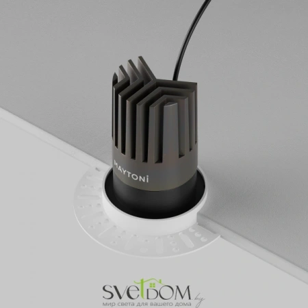 Встраиваемый светильник Technical DL121-15W-3K-TRS-B Maytoni