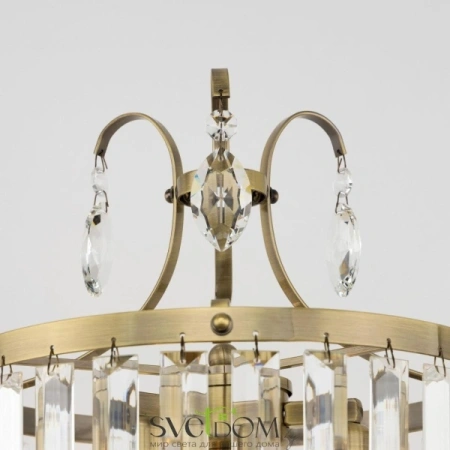 Citilux Инга CL335833 Настольная лампа хрустальная Бронза CITILUX