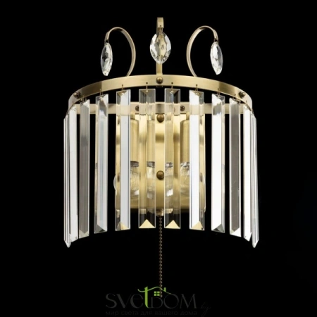 Citilux Инга CL335323 Бра хрустальное с выключателем Бронза CITILUX