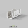 Двусторонний коннектор питания для гибкого неона 17x12 мм | Svetdom.by