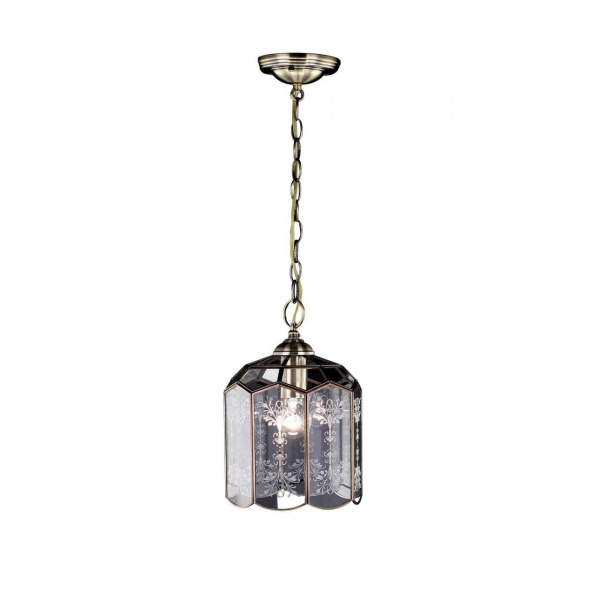 Citilux Витра-2 CL442210 Подвесной светильник витражный Бронза