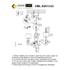 Люстра подвесная Omnilux  OML-63813-03 Omnilux