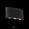 SL089.401.06 Светильник уличный настенный ST-Luce Черный кварцевый LED 6*1W 4000K BISELLO ST LUCE