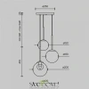 Подвесные светильники Maytoni MOD521PL-03G от Магазина Svetdom.by