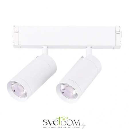 ST660.586.20 Св-к трек. Белый LED 2*10W 2700K-6000K 1 065Lm Ra>90 36° IP20 D50xH41 220V SKYLINE 220 ST LUCE