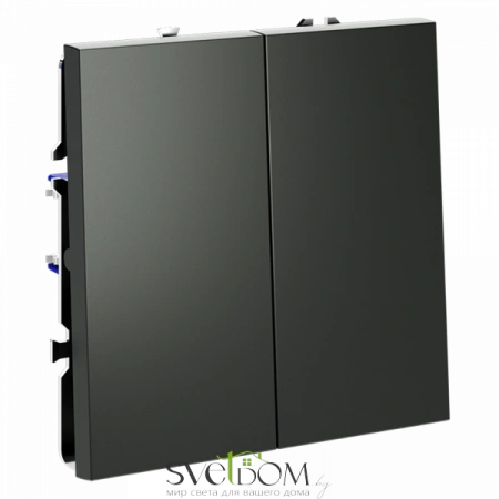 Выключатель двухклавишный Voltum S70 VLS020106  VLS020106 Voltum