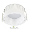 ST755.538.12 Св-к встр. Белый LED 1*12W 3000K 1 080Lm Ra80 120° IP20 D105xH50 100-240V Встраиваемые светильники ST LUCE