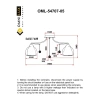 Люстра потолочная Omnilux  OML-54707-05 Omnilux