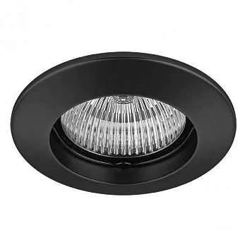 Lightstar 011047 Светильник LEGA 11 FIX MR11/HP11 ЧЕРНЫЙ