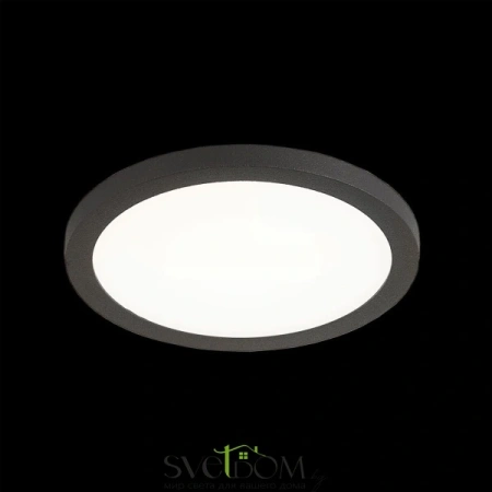 Citilux Омега CLD50R082 LED Встраиваемый светильник с диммером Чёрный CITILUX