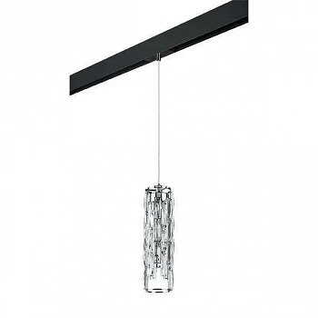 Lightstar PRO722030 Светильник д/1-фазн трека LIMPIO 4х6W(led) G9 ХРОМ/ПРОЗРАЧНЫЙ/ЧЕРНЫЙ (722030+595007)