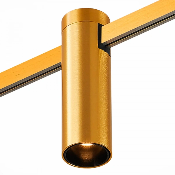 ST810.206.05 Магнитный трековый светильник FARM Золотистый LED 1*5W 3000K 230Lm Ra90 60 IP20 D35xH11 FARM
