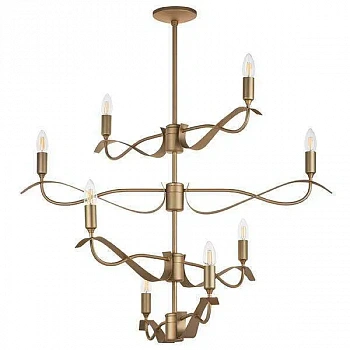 Lightstar 733283 Люстра RAGNO 8х40W E14 ЗОЛОТО