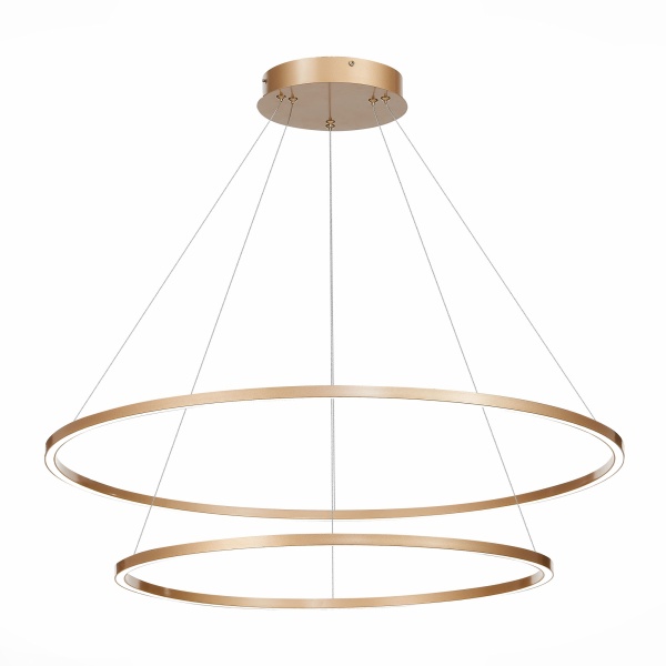 ST605.243.91 Светильник подвесной ST-Luce Золотистый/Белый LED 1*91W 4000K Подвесные светильники ST LUCE