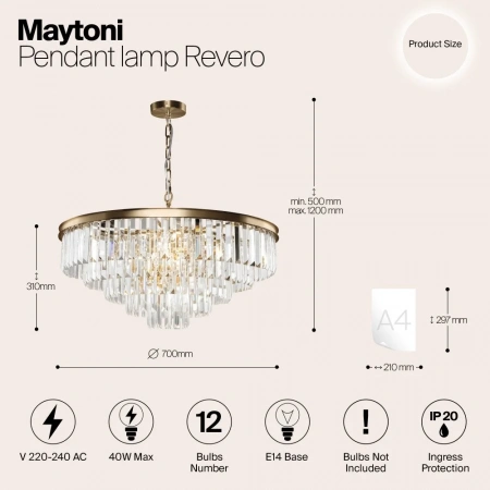 Подвесные светильники Maytoni MOD085PL-12BS от Магазина Svetdom.by