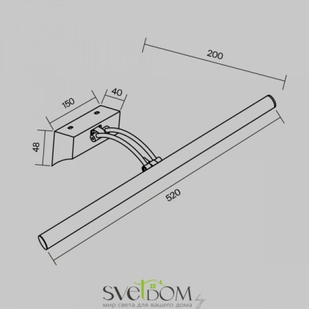 Подсветки MIR003WL-L12CH Maytoni | Svetdom.by