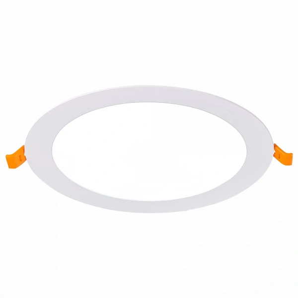 ST209.538.15 Св-к встр. Белый LED 1*15W 3000K 1 020Lm Ra80 110° IP20 D190xH8 90-265V Встраиваемые светильники