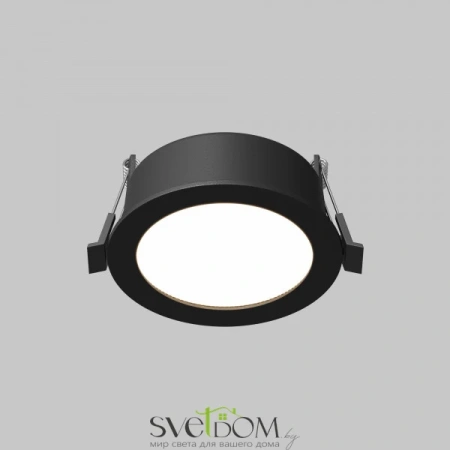Встраиваемый светильник (Набор) Maytoni DL130-GX53-B Orb, 12Вт, 1xGX53, Черный, IP 44 Maytoni