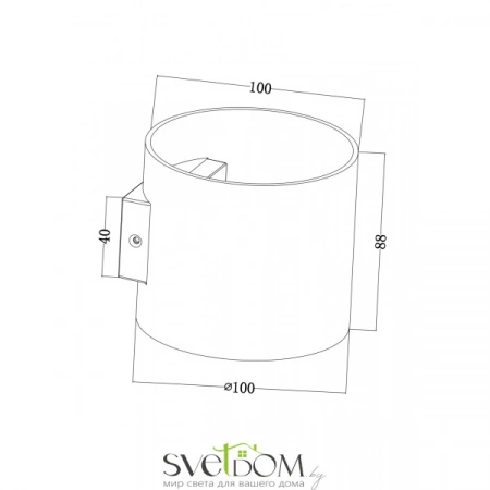 Настенные светильники C066WL-01MG Maytoni | Svetdom.by