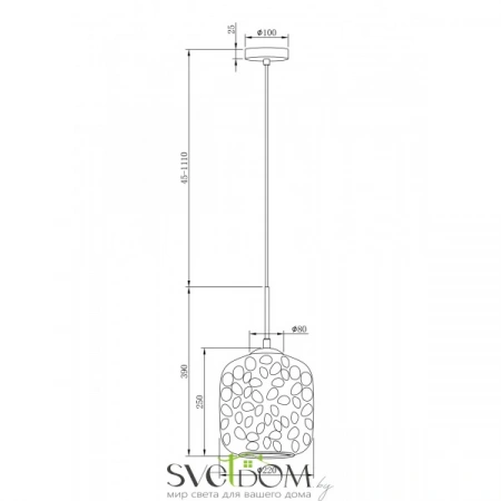 Подвесные светильники Maytoni MOD001PL-01BS от Магазина Svetdom.by