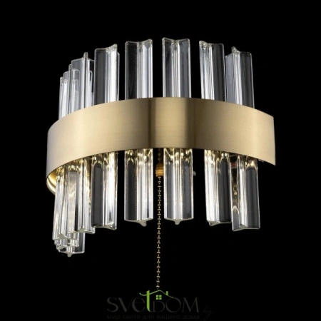 Citilux Рианна CL337313 LED Бра хрустальное с выключателем Бронза CITILUX