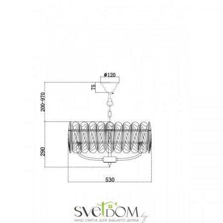 Подвесные светильники Maytoni MOD122PL-06BS от Магазина Svetdom.by