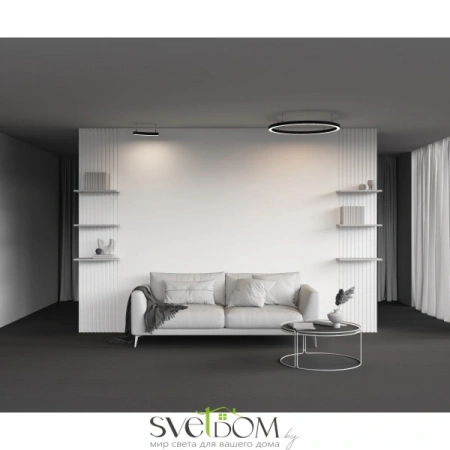 Радиусный профиль 35x35 Ø800мм 1/8 круга черный ALM-3535R-B-D-45°-0.8M