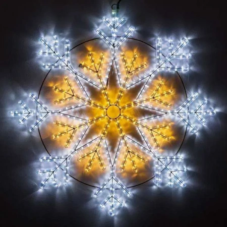ARLIGHT Фигура ARD-SNOWFLAKE-M12-900x900-720LED White/Warm (230V, 43W) (Ardecoled, IP65)