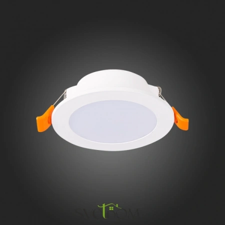 ST210.548.06 Св-к встр. Белый LED 1*6W 4000K 480Lm Ra80 110° IP20 D90xH30 220-240V Встраиваемые светильники ST LUCE