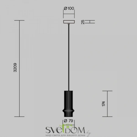Подвесные светильники Maytoni MOD430PL-L5W3K1 от Магазина Svetdom.by