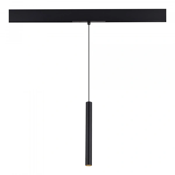 ST682.436.07 Магнитный трековый светильник Черный LED 1*7W 3000K Lm Ra90 36° IP20 D32xH307 48V SKYLINE 48