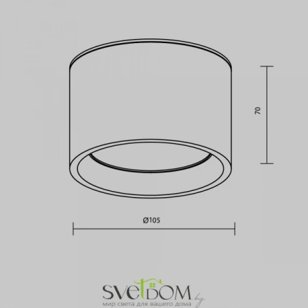 Потолочные светильники Maytoni C090CL-10W3K-W от Магазина Svetdom.by