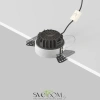 Встраиваемый светильник (Набор) Maytoni DL055-8W3-4-6K-TRS-B Okno, 8Вт, LED, Черный, IP 44 Maytoni