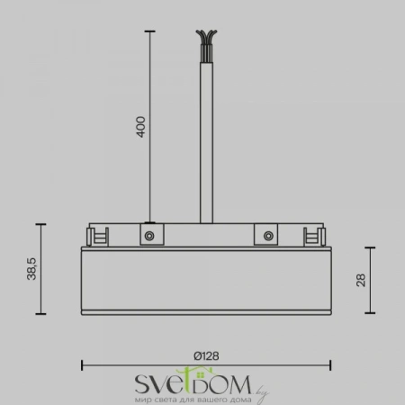 Источник напряжения встраиваемый Basity 48V, 200Вт, черный, Dali Maytoni