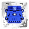 Розетки электрические с заземлением, шторками и крышкой Voltum S70 VLS040301  Voltum VLS040301