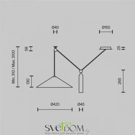 Фото Подвесные светильники Maytoni P080PL-01B Подвесные светильники Maytoni P080PL-01B от Магазина Svetdom.by