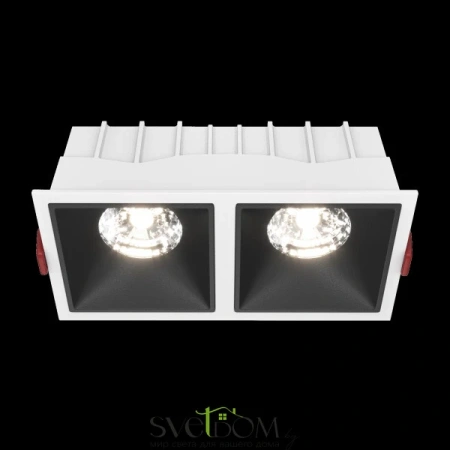 Встраиваемый светильник Alfa LED 4000K 2x15Вт 36° Maytoni