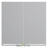 Клавиша для выключателя двухклавишного с подсветкой Voltum S70 Серый VLS000416 Voltum VLS000416