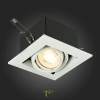 ST250.558.01 Св-к встр. Черный, Белый GU10 1*50W  IP20 L126xW126xH70 220V Без ламп Встраиваемые светильники ST LUCE